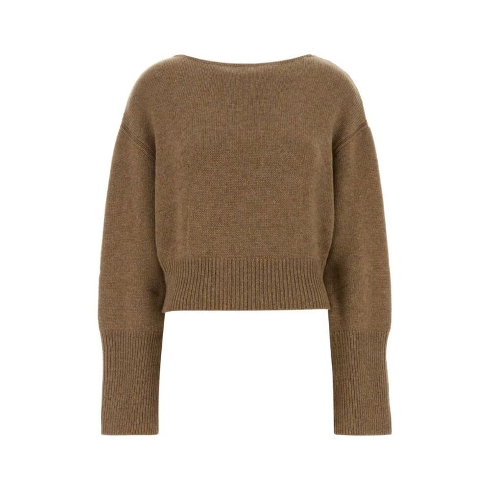 Ermanno Scervino Women Camel Cashmere Sweater